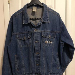 Disney Store Vintage 2000 Denim Embroidered Jacket